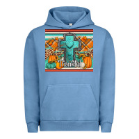 Pigment Pebble Blue fall thankfull cross Urban Hoodie - Jasminsmagicworld