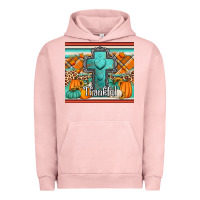 Pigment Salmon fall thankfull cross Urban Hoodie - Jasminsmagicworld
