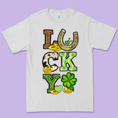 St. Patrick's Western Lucky Premium Tee Designed By Oliviacreatesart