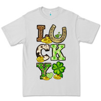 Dove Grey St. Patrick's Western lucky Premium Tee - OliviaCreatesArt
