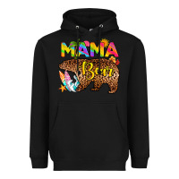 Black mama bear summer Heavyweight Hoodie - RanaPortraitStore