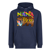 Navy mama bear summer Heavyweight Hoodie - RanaPortraitStore