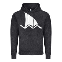 Vintage Black shark fin Vintage Hoodie - DesigneFamous