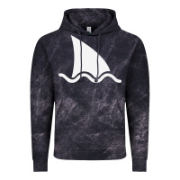Cloud Black shark fin Vintage Hoodie - DesigneFamous