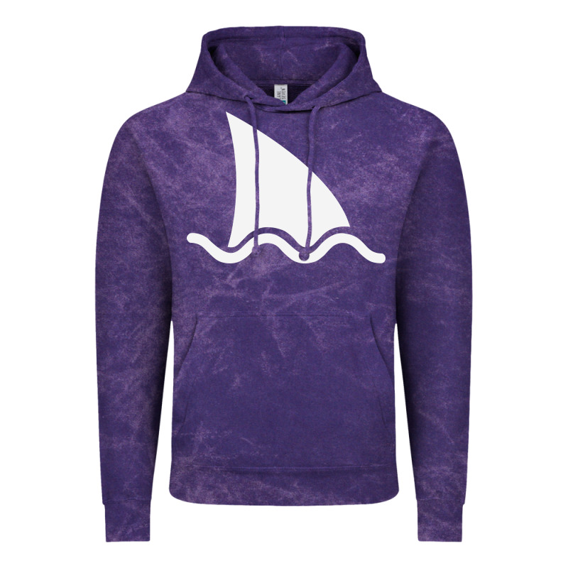 Shark Fin Vintage Hoodie by DesigneFamous | Teevron