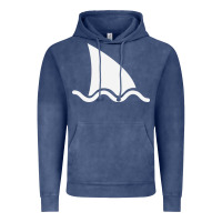 Vintage Denim shark fin Vintage Hoodie - DesigneFamous
