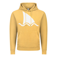 Vintage Mustard shark fin Vintage Hoodie - DesigneFamous