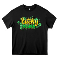 Black Lucky mama mother's day Heavy Core Tee - HowdyJamesFarm