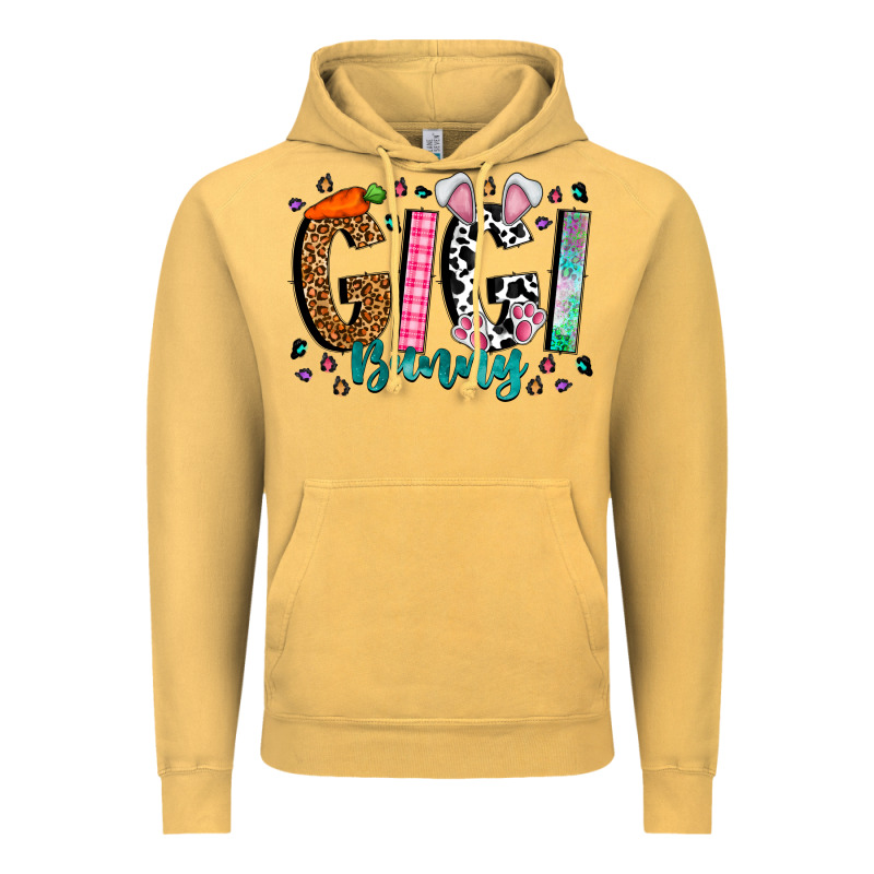 Gigi Bunny Vintage Hoodie by CowhideDigitalArt | Teevron