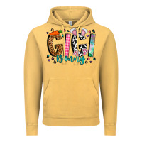 Vintage Mustard gigi bunny Vintage Hoodie - CowhideDigitalArt