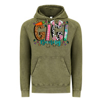 Vintage Olive gigi bunny Vintage Hoodie - CowhideDigitalArt