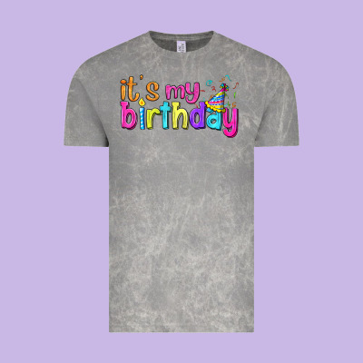 It's My Birthday Vintage Tee Designed By Bundleandbundleshop
