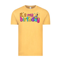 Vintage Mustard it's my birthday Vintage Tee - BundleAndBundleShop