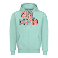 Seafoam girl mama Zipper Hoodie - JahusDesignShop