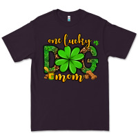 Plum One lucky dog mom St. Patrick's Premium Tee - OliviaCreatesArt