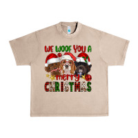 French Oak We Woof You A Merry Christmas Urban Heavy Tee - FaDigitalArtStudio