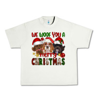 Pistachio We Woof You A Merry Christmas Urban Heavy Tee - FaDigitalArtStudio