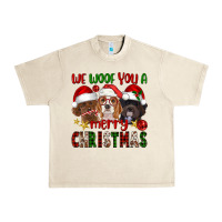 Sandshell We Woof You A Merry Christmas Urban Heavy Tee - FaDigitalArtStudio