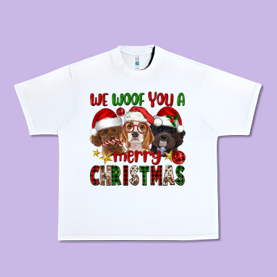 We Woof You A Merry Christmas Urban Heavy Tee Designed By Fadigitalartstudio