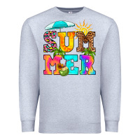 Heather Grey summer Premium Sweatshirt - RanaPortraitStore