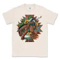 Natural bucking bronco aztec shape background Classic Tee - Artiststas