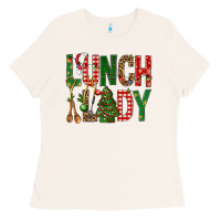 Bone Lunch Lady Christmas Ladies Tee - BundleAndBundleShop