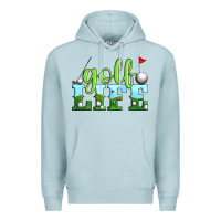 Blue Mist golf life Premium Hoodie - Artiststas