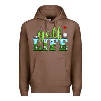 Chestnut golf life Premium Hoodie - Artiststas