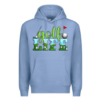 Colony Blue golf life Premium Hoodie - Artiststas