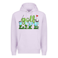 Lilac golf life Premium Hoodie - Artiststas