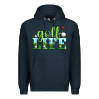 Navy golf life Premium Hoodie - Artiststas