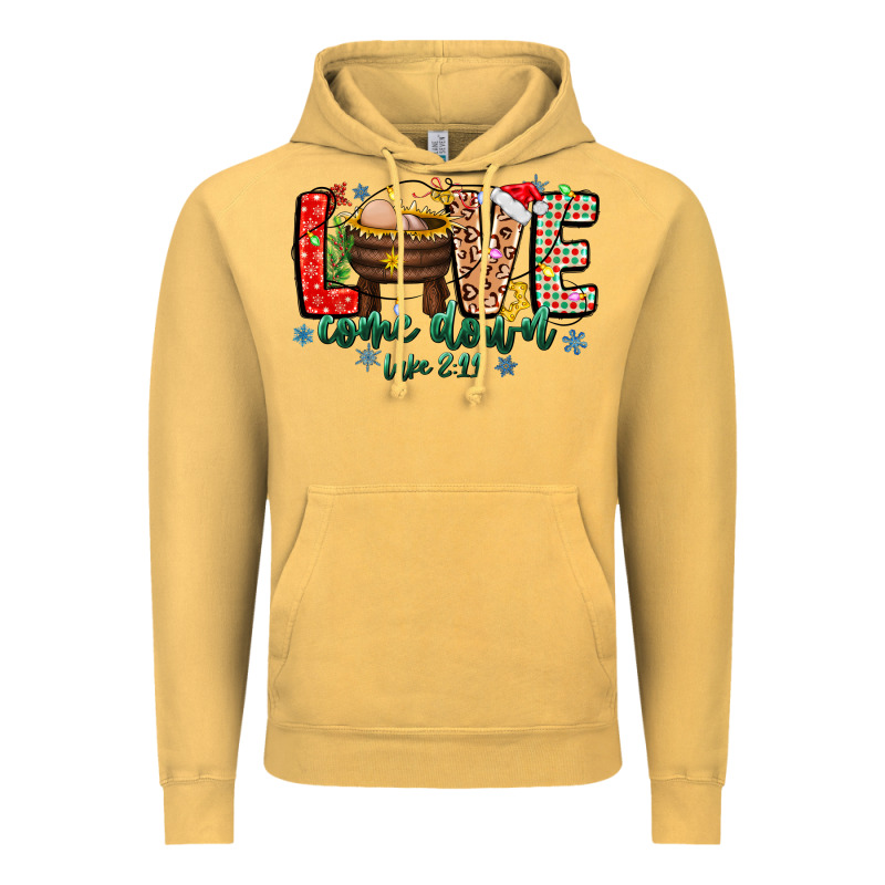 Love Comedown Luke 2.11-2 2 Vintage Hoodie by CowhideDigitalArt | Teevron