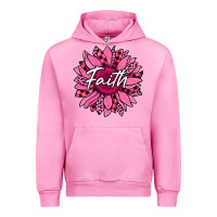 Fuchsia Pink faith breast cancer awareness sunflower Urban Hoodie - Jasminsmagicworld