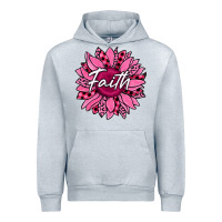 Heather Grey faith breast cancer awareness sunflower Urban Hoodie - Jasminsmagicworld