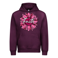 Mauve Wine faith breast cancer awareness sunflower Urban Hoodie - Jasminsmagicworld
