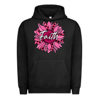 Pigment Black faith breast cancer awareness sunflower Urban Hoodie - Jasminsmagicworld