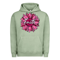Pigment Oil Green faith breast cancer awareness sunflower Urban Hoodie - Jasminsmagicworld