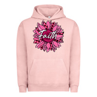 Pigment Salmon faith breast cancer awareness sunflower Urban Hoodie - Jasminsmagicworld