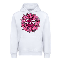 White faith breast cancer awareness sunflower Urban Hoodie - Jasminsmagicworld