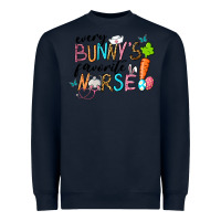 Navy Every Bunnys Favorite Nurse Heavyweight Sweatshirt - RanaPortraitStore