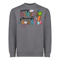 Storm Every Bunnys Favorite Nurse Heavyweight Sweatshirt - RanaPortraitStore