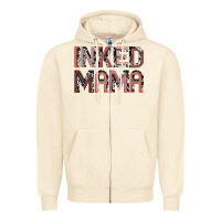 Sandshell inked mama Zipper Hoodie - JahusDesignShop