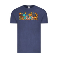 Vintage Denim hello pumpkin libbey glass Vintage Tee - BundleAndBundleShop