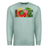 Seafoam love watermelon Premium Sweatshirt - RanaPortraitStore