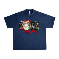 Navy Love Christmas Snowman Urban Heavy Tee - FaDigitalArtStudio