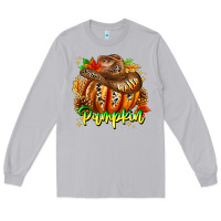 Moon Dust Hello Pumpkin Long Sleeve Tee - CowhideDigitalArt