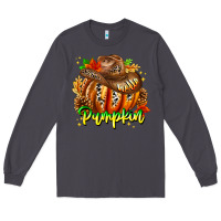 Smoke Hello Pumpkin Long Sleeve Tee - CowhideDigitalArt