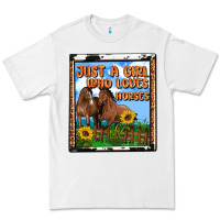 White western just a girl who loves horses Premium Tee - OliviaCreatesArt