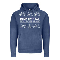 Vintage Denim bikesexual   cyclist bicycle biking bike cycling t shirt tee gift Vintage Hoodie - DesigneFamous