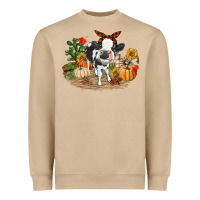 Mushroom Fall baby cow Heavyweight Sweatshirt - RanaPortraitStore